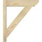 Ekena Millwork Traditional Slat Rough Sawn Outlooker, Douglas Fir, 6"W x 24"D x 28"H OUT06X24X28TRA06RDF - alternate 3